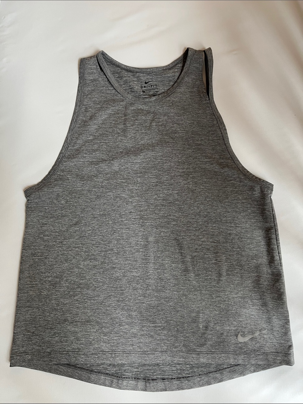Nike Gray Heather Athletic Tank Top